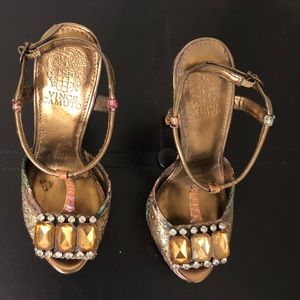 Vince Camuto Bronze Sandals